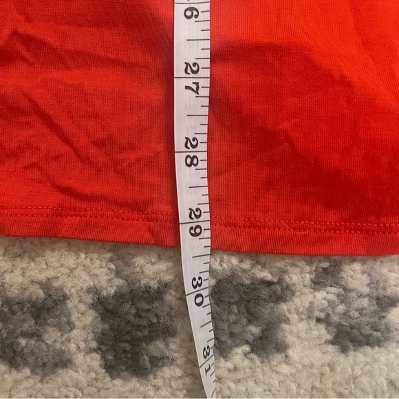A New Day Modal Stretch Wrap Orange Skirt medium - Picture 8 of 12